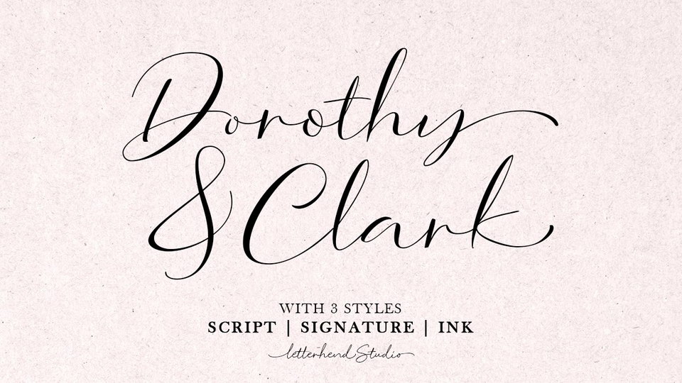 

Dorothy Clark: A Beautifully Crafted Font Combining Style and Modernity