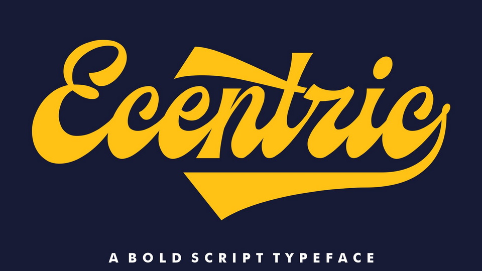 Ecentric Retro Fonts: Perfect for Creating Cool and Vintage Atmosphere in Retro Designs
