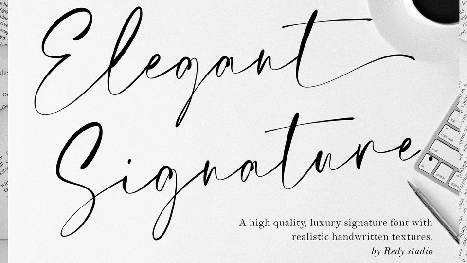  Elegant Signature: A New Font for Sophisticated and Eye-Catching Designs