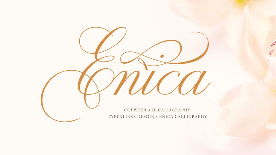 

Enica: A Handwritten Font That Is Expertly Crafted to Become a Favorite