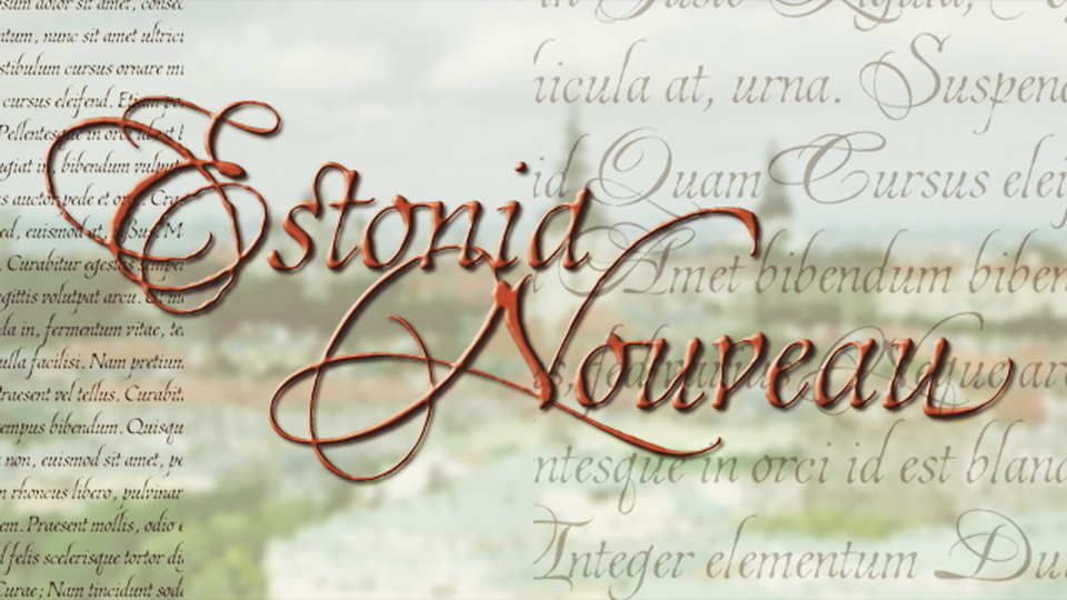 Estonia: A Stunning Hand-Lettered Typeface Inspired by Calligraphic Techniques