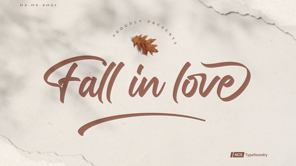 

Fall in Love: An Exquisite and Modern Calligraphy Script Font