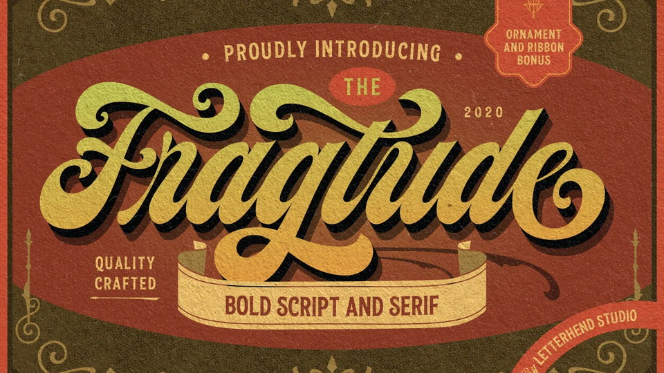 

Fragtude: An Extraordinary Vintage Script Font with Unparalleled Versatility