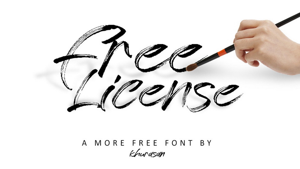 

Free License: A Versatile Hand Painted Brush Font