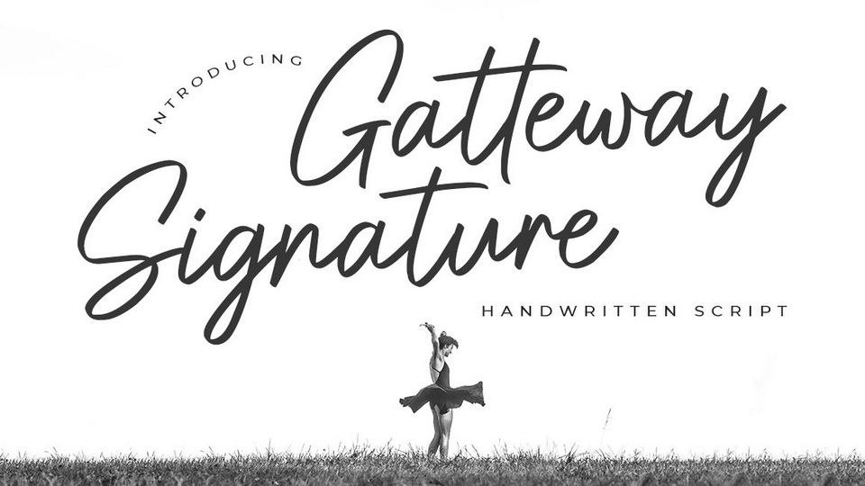 Gateway Signature: Perfect Bold and Elegant Font for Any Design Project