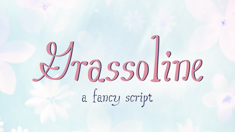 

Grassoline: A Unique Handmade Font Perfect for Adding a Personal Touch