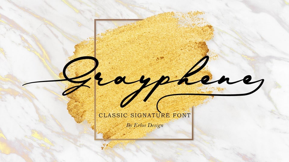 
Grayphene: Sophisticated Handwritten Calligraphy Font with Elegant Touch