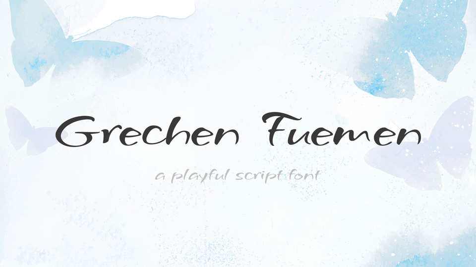  Grechen Fuemen: A Fun and Whimsical Font with Unique and Quirky Designs