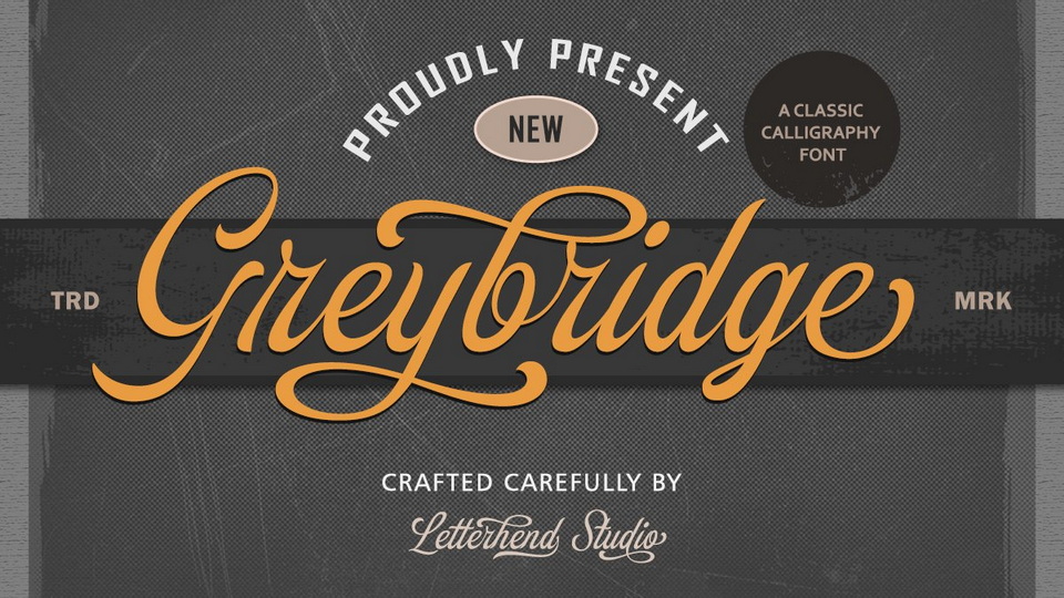 

Greybridge: A Timeless Calligraphy Typeface Evoking a Sense of Nostalgia