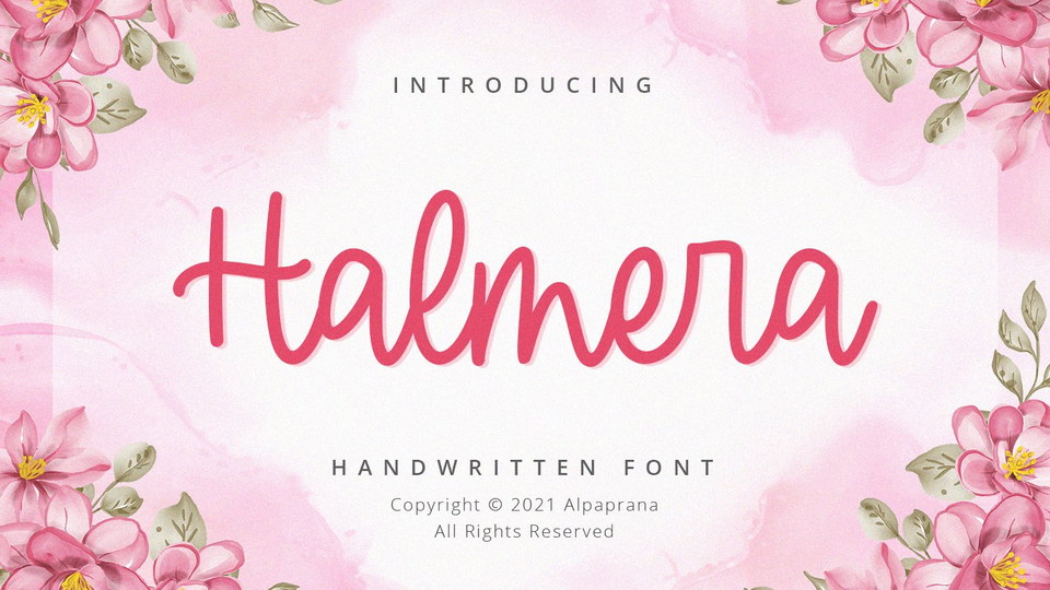 Halmera: A Handwritten Font to Infuse Warmth and Personality into Your Projects