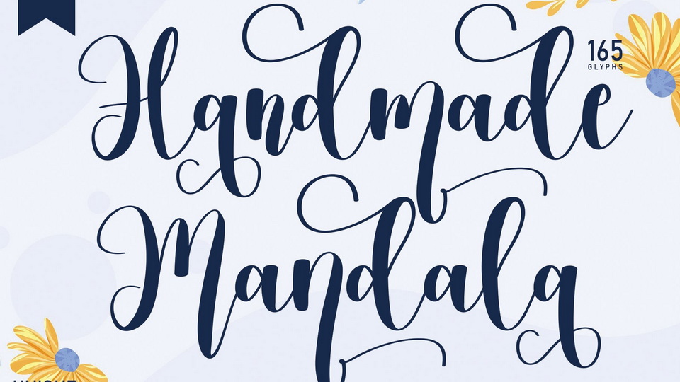 Handmade Mandala: Creative and Elegant Font for Your Design Projects