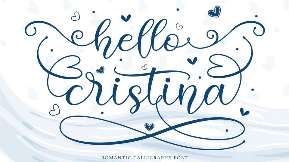

Hello Cristina: A Beautiful Calligraphic Font Perfect for Any Creative Project