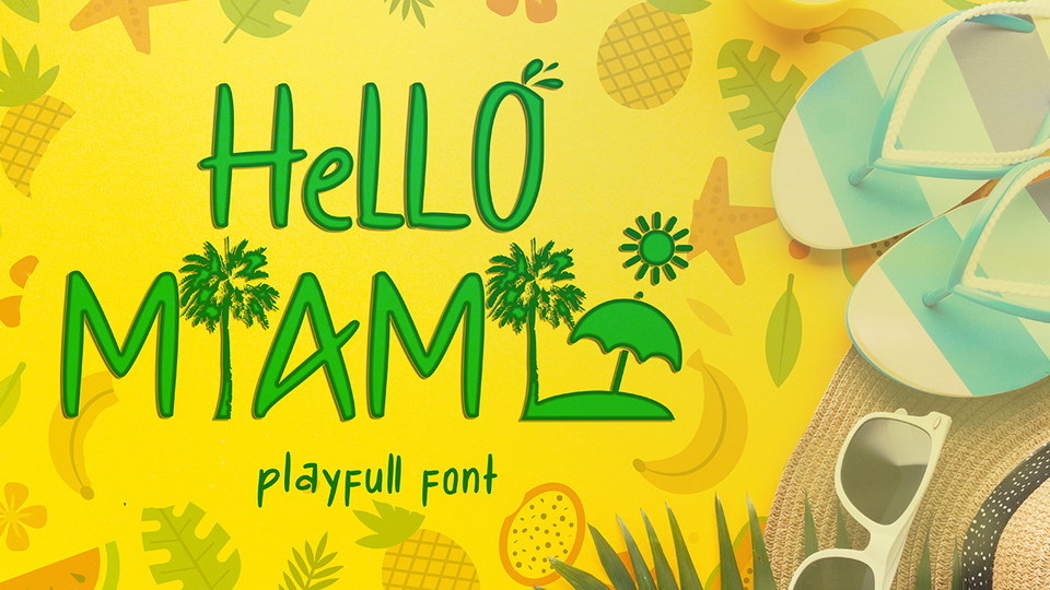 

Hello Miami: The Perfect Font for Any Summer Project