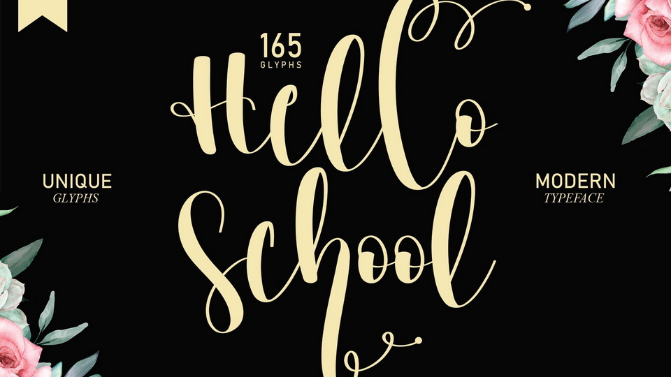  Hello School: A Trendy Handwritten Font to Elevate Your Designs