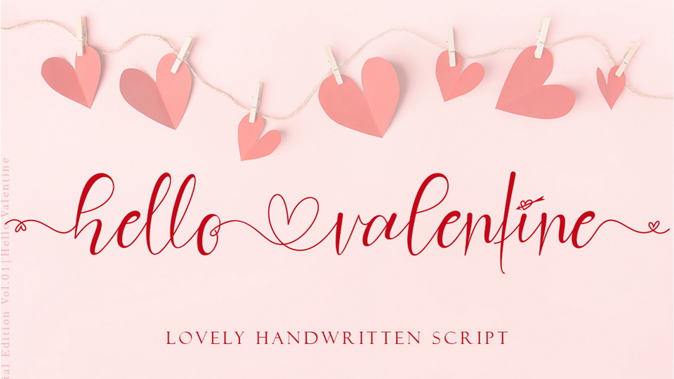 

Hello Valentine: A Unique and Lovely Font Perfect for Any Romantic Occasion