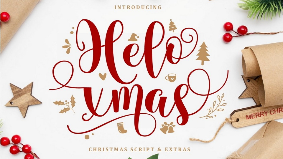 

Helo Xmas: A Beautiful Handwritten Font Perfect for the Holiday Season