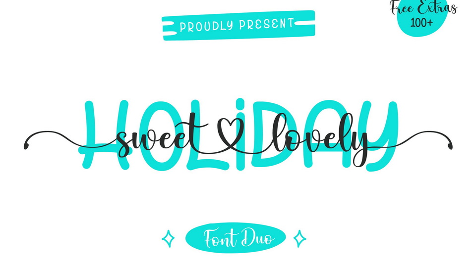 Transform Your Designs with the Hand-Written Charm of Holiday Sweet Lovely Script Font