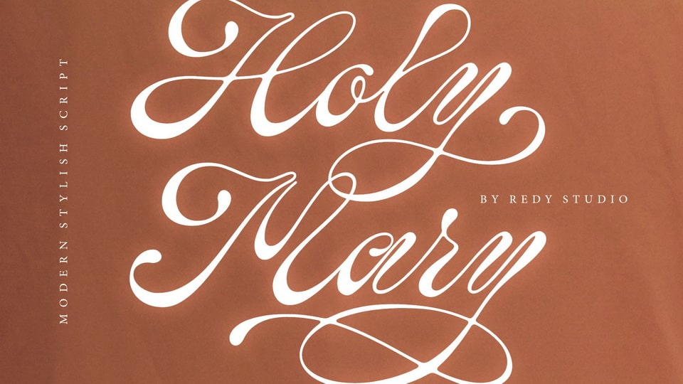 Holy Mary Font: A Stunning Calligraphy Script for Elegant and Readable Designs