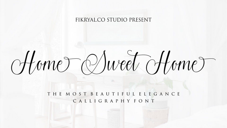 

Home Sweet Home: A Graceful and Refined Font with a Timeless Elegance