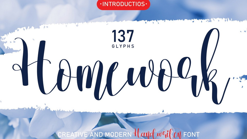 Homework: A Beautiful and Versatile Font for Creative Projects