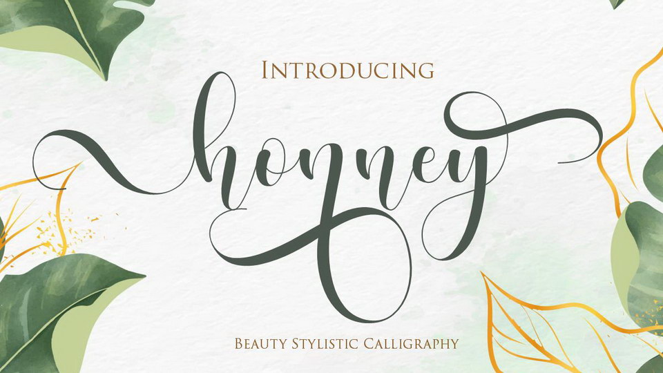 

Honney: A Beautiful, Handwritten Font Perfect for Any Application