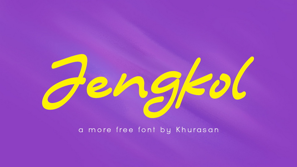Jengkol Font: Adding Casual Coolness to Your Design Venture