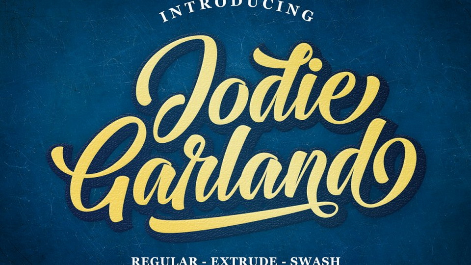 

Jodie Garland Script: A Captivating, Retro-Style Font Perfect for Any Project