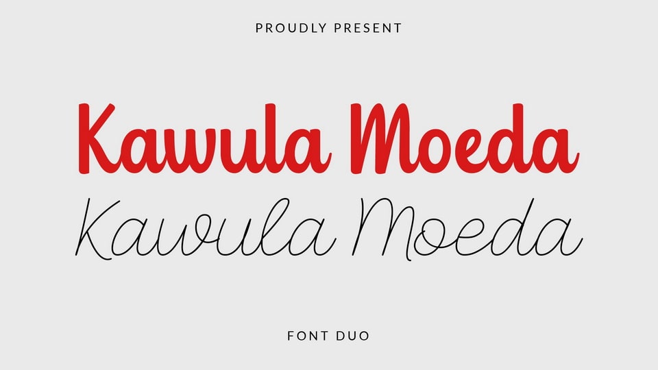 Kawula Moeda: An Elegant and Delightful Script Font for Versatile Designs