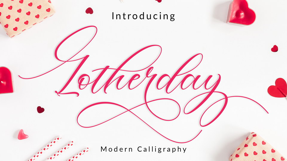 

Lotherday: A Beautiful Modern Calligraphy Script Font