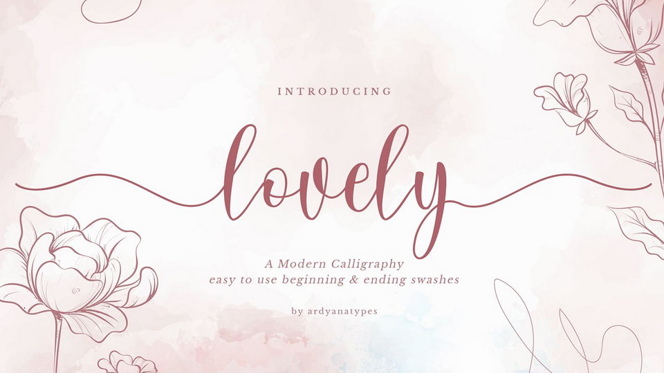 

The Lovely Font: An Exquisite Font with a Special Touch for Eye-Catching Designs
