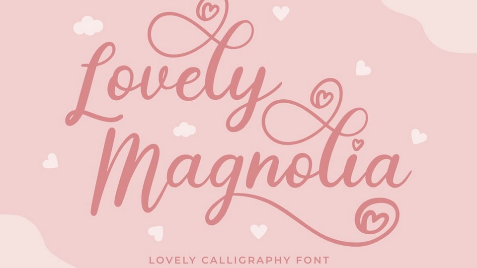 

Lovely Magnolia: A Delightful Cursive Font