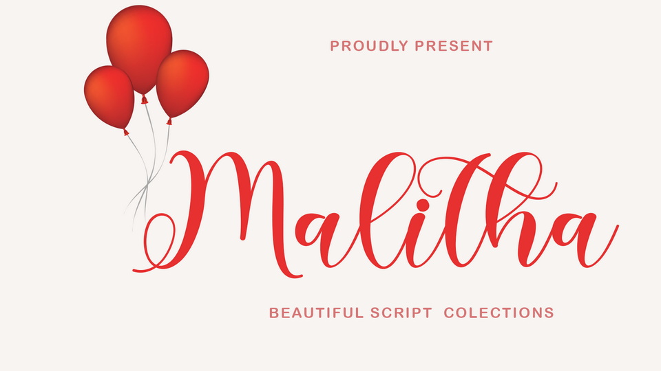 Malitha Font: Delicate and Elegant Handwritten Style for Diverse Designs