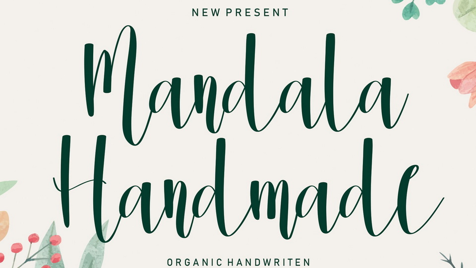title of this article is Mandala Handmade: A Versatile Font for Elegant Design Projects