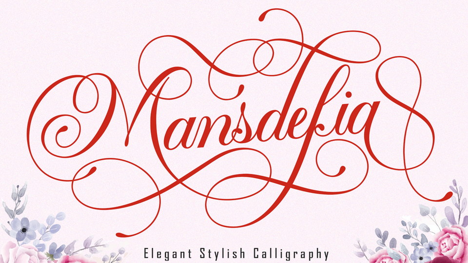 

Mansdefia - A Timeless Script Font With a Hint of Elegance