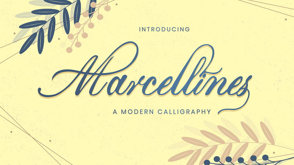

Marcellines: An Exquisite Modern Calligraphy Font