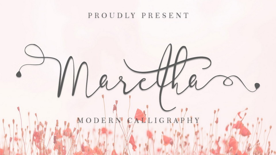 

Maretha: An Exquisite Modern Calligraphy Font
