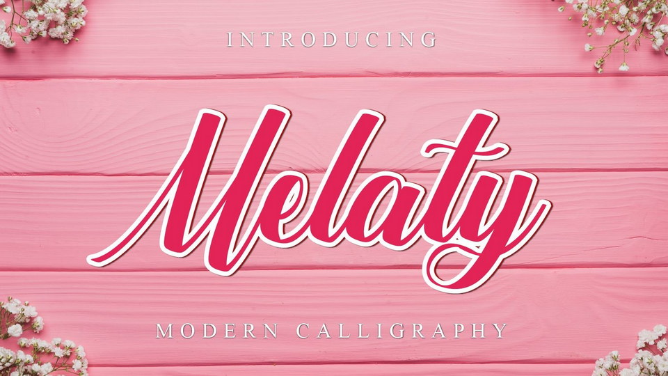 

Melaty – An Exquisite Modern Script Font