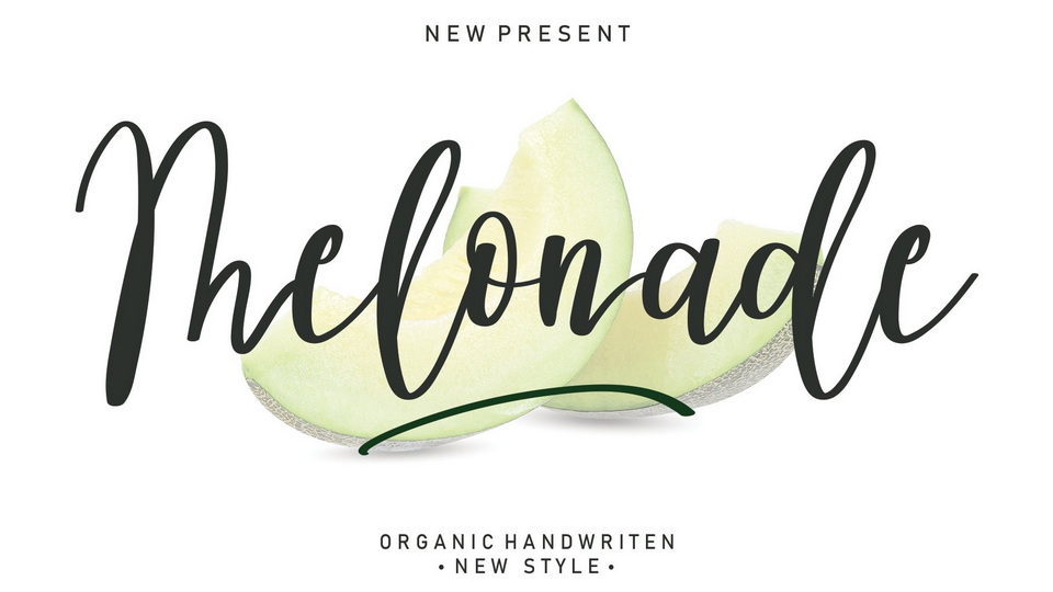 Melonade: An Elegant Script Font for Confident and Creative Designs