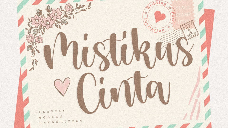 

Mistikus Cinta: An Exquisite Modern Calligraphy Font