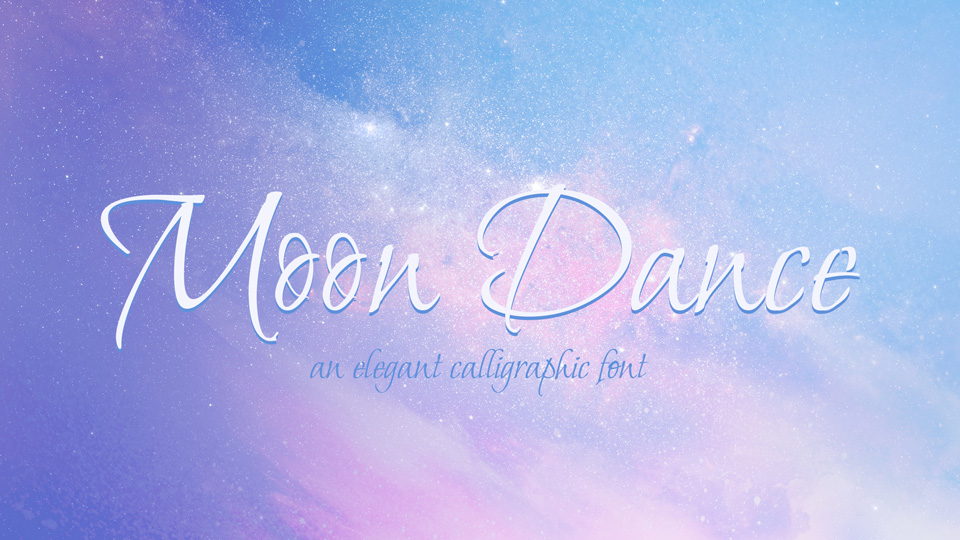 

Moon Dance: An Exquisite Calligraphic Typeface