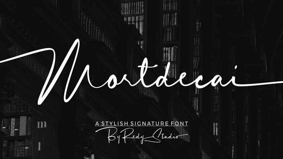  Mortdecai: Ultimate Luxury Signature Font for Branding and Logo Design