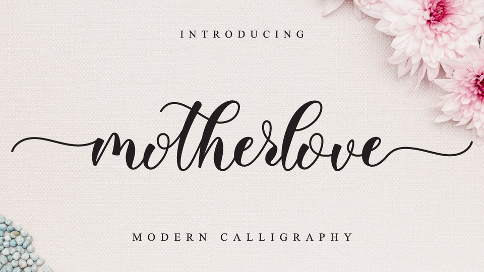 

Motherlove: A Delicate Font with Timeless Charm