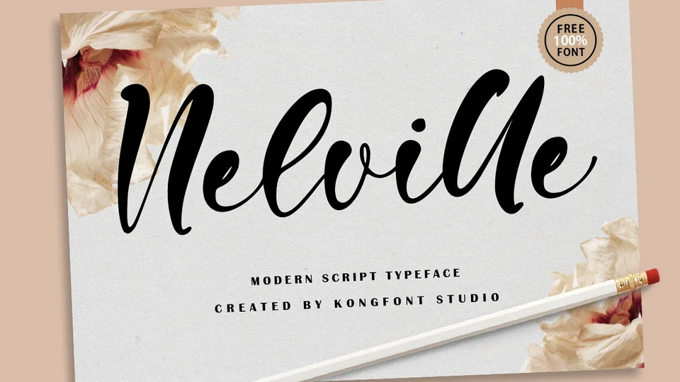 

Nelville: An Eye-Catching and Stylish Handwritten Script Font