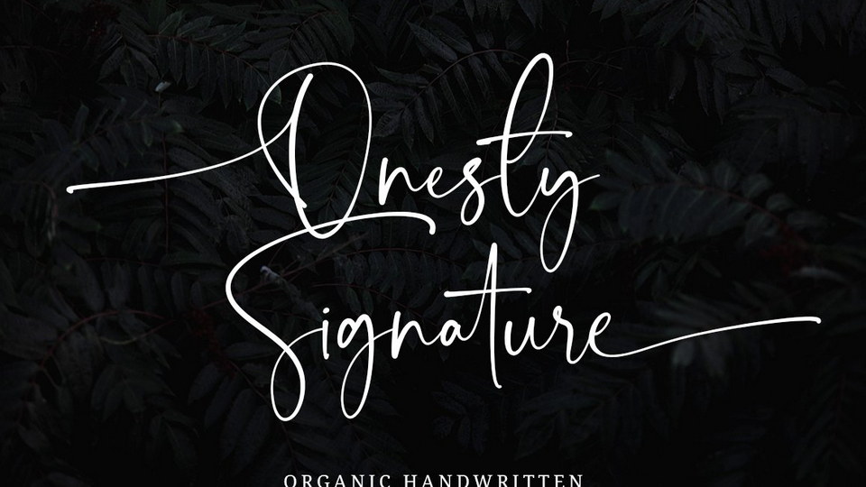 Onesty Signature Font: A Timeless and Versatile Choice for Design