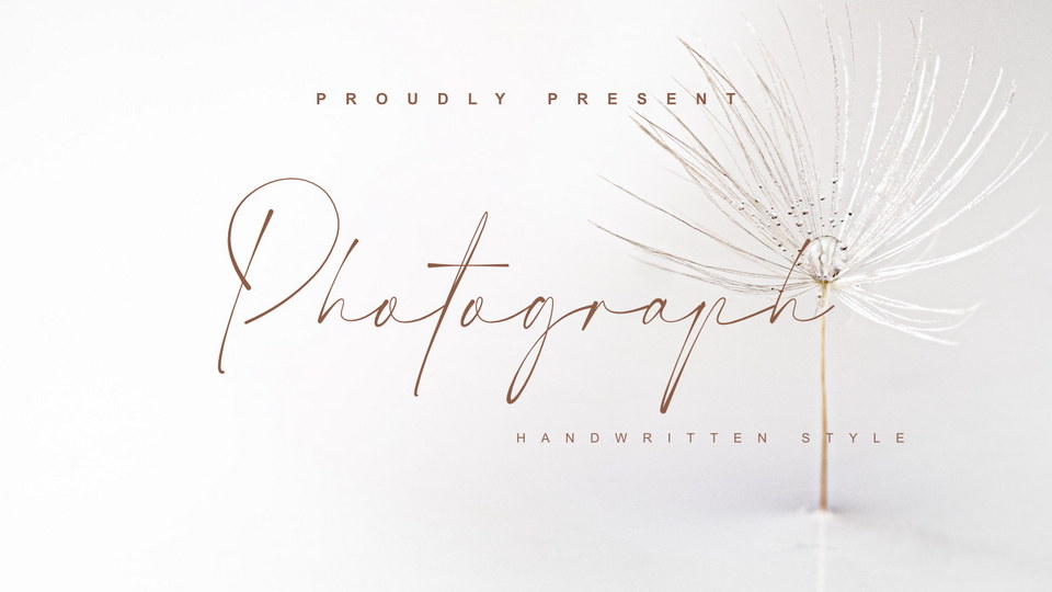 

Photograph: A Stunning Handwritten Font That Adds Style and Energy to Any Design Project