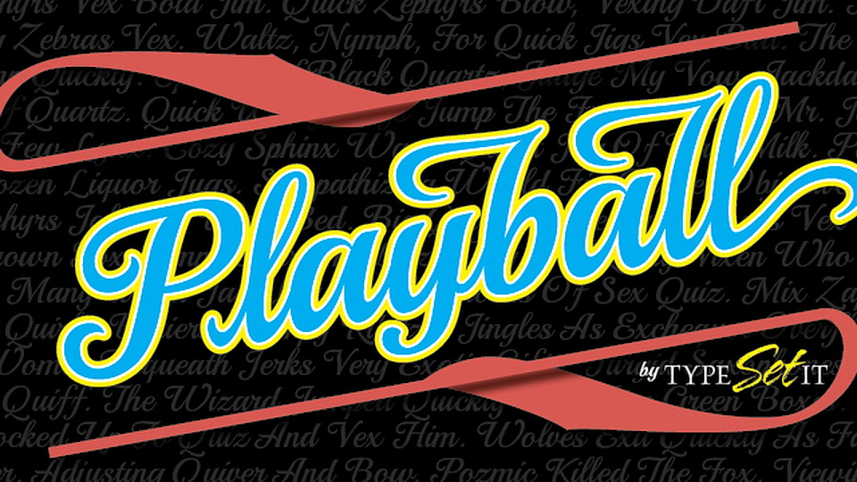 

Playball: An Elegant Vintage Script Typeface