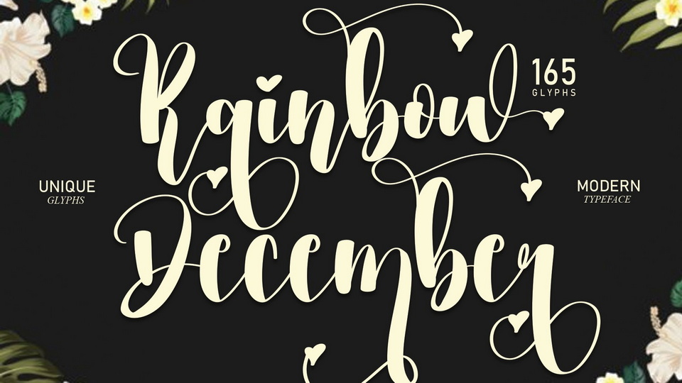 Rainbow December: An Elegant Handwritten Font for All Your Creative Projects