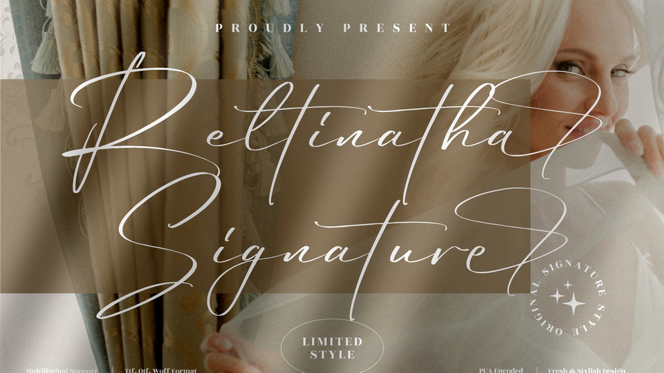 Reltinatha Signature: Font of Sophistication and Elegance