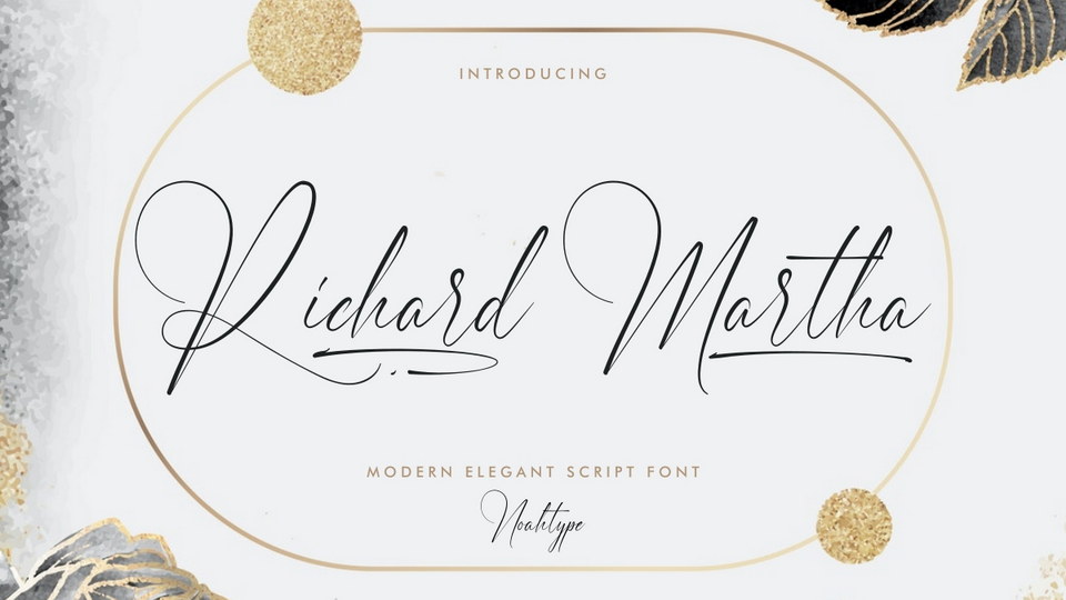 Richard Martha: A Stunning Handwriting Font for Sophisticated and Elegant Projects