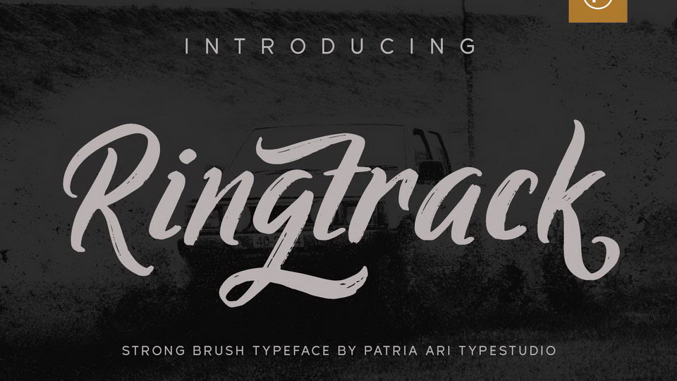 

Ringtrack: A Powerful Brush Script Typeface with Variable Swashes